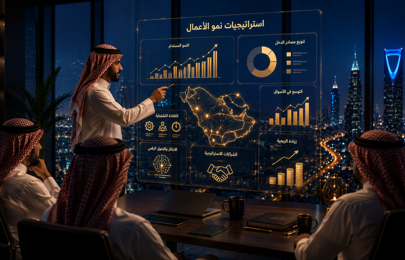 استراتيجيات نمو الأعمال للشركات الحديثة في الخليج